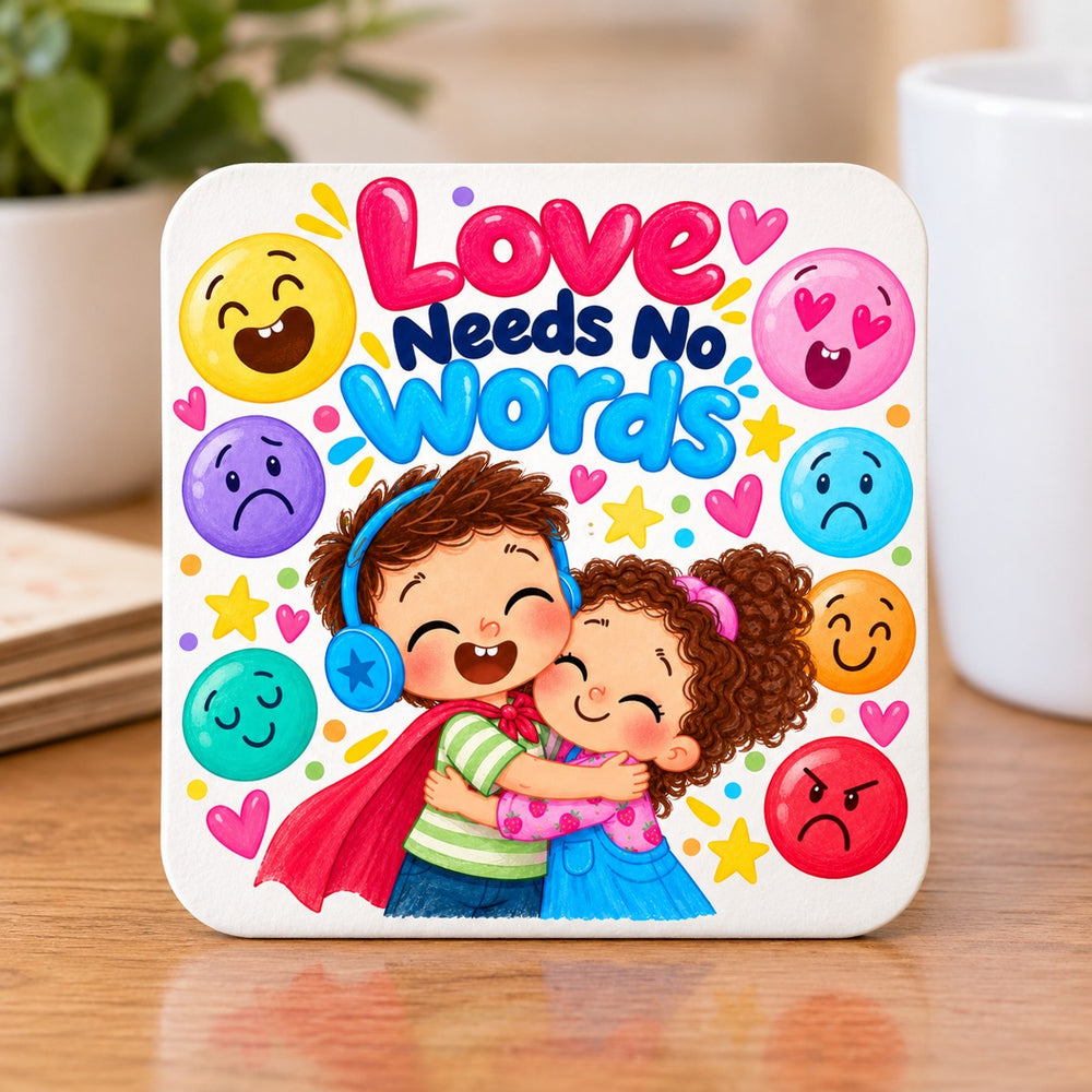 Love Needs No Words Coaster