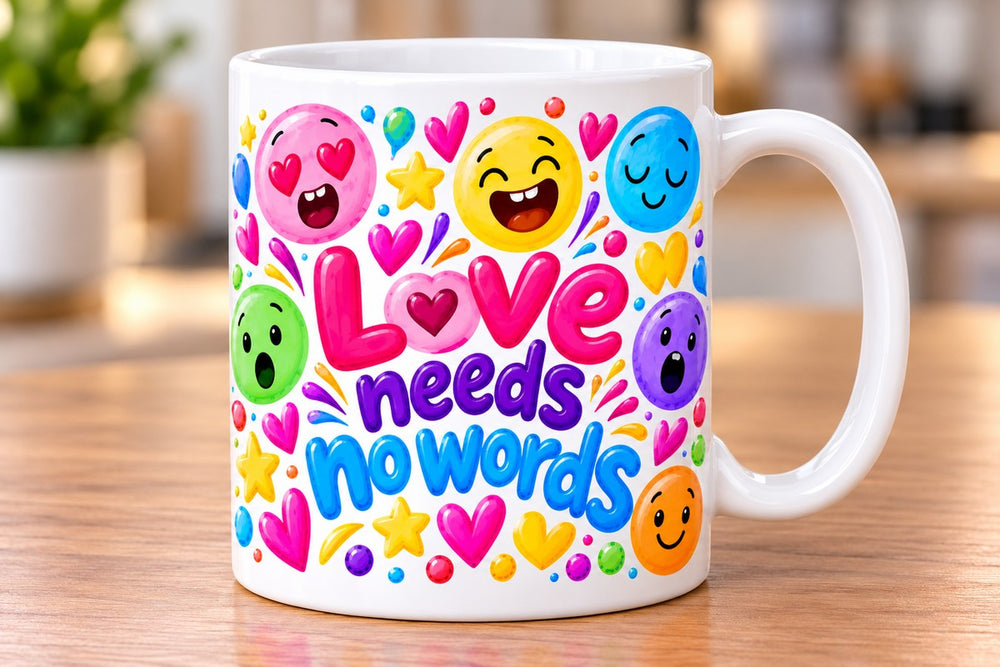 Love Needs No Words Mug