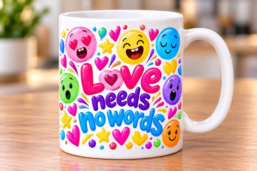 Love Needs No Words Mug